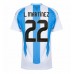 Argentina Lautaro Martinez #22 Hemma matchtröja Copa America 2024 Kortärmad Billigt